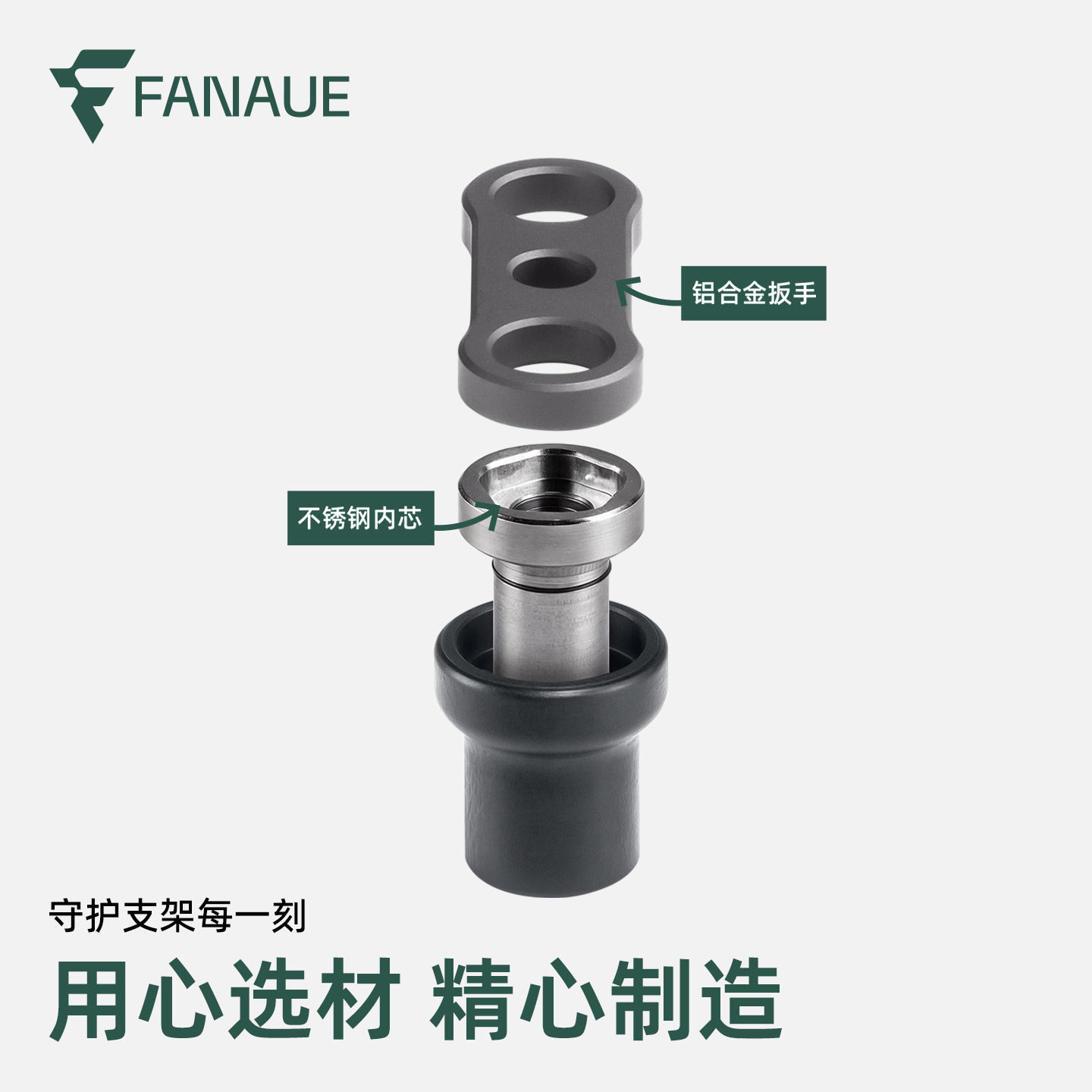 FANAUE梵奈摩托车手机支架防盗扣螺丝M6M5铝合金安全保护旋钮配件,淘宝优惠券,粉丝福利购,淘宝优惠卷