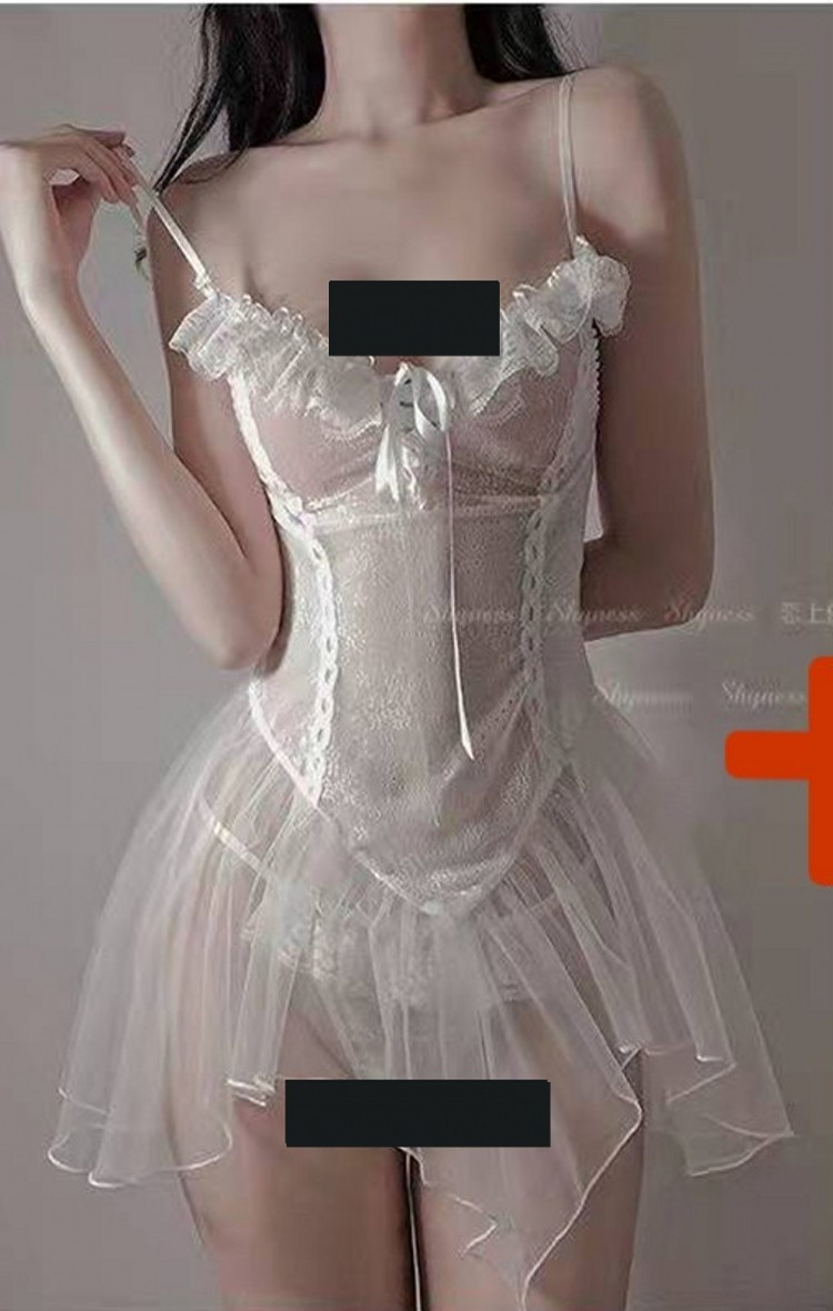 性感炸裂大码薄高弹吊带纯欲低胸露背内衣透明睡衣女火辣极短睡裙,淘宝优惠券,粉丝福利购,淘宝优惠卷
