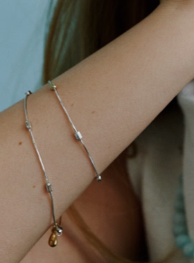 ITONOHANA双层蛇骨手链小众设计