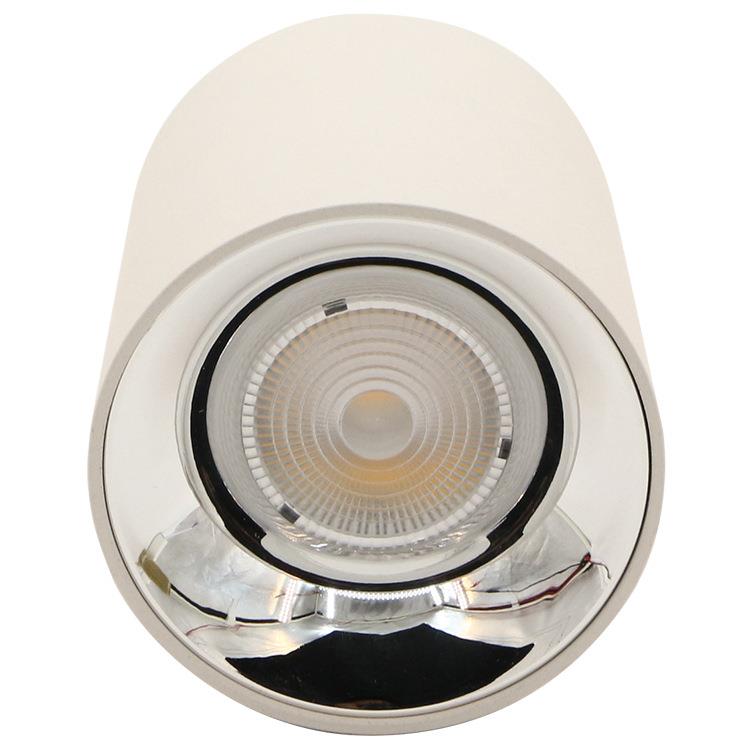 10W20W30W40W圆形明装筒灯COB防眩光压铸铝高档餐厅娱乐吊装筒灯 - 图2