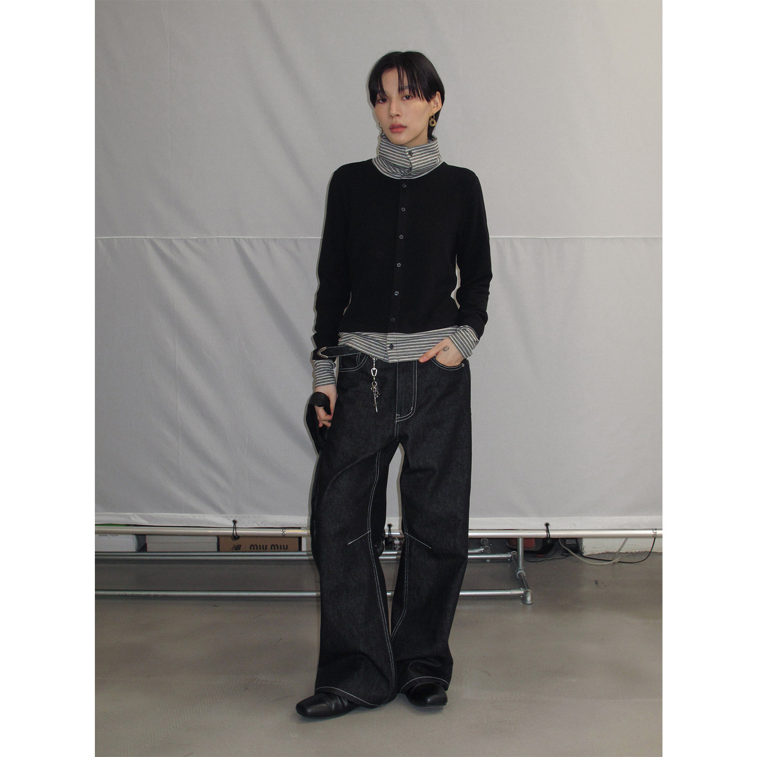 sameuoo散养文化「迷雾航线」假两件长袖t恤双面绒保暖内搭打底衫,淘宝优惠券,粉丝福利购,淘宝优惠卷