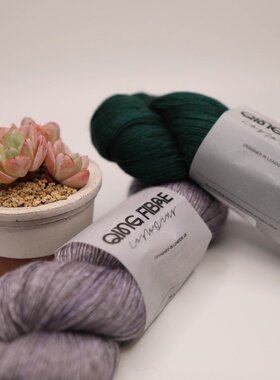 QINGFIBRE,Yak手染线美利奴