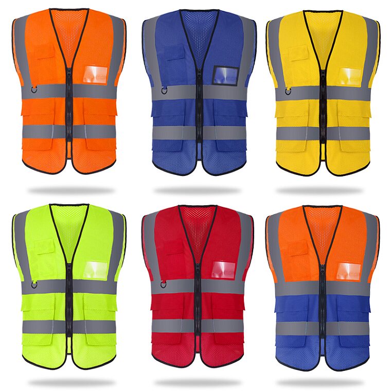 反光安全背心工地施工交通建筑环卫工人马甲安全员反光衣背带定制
