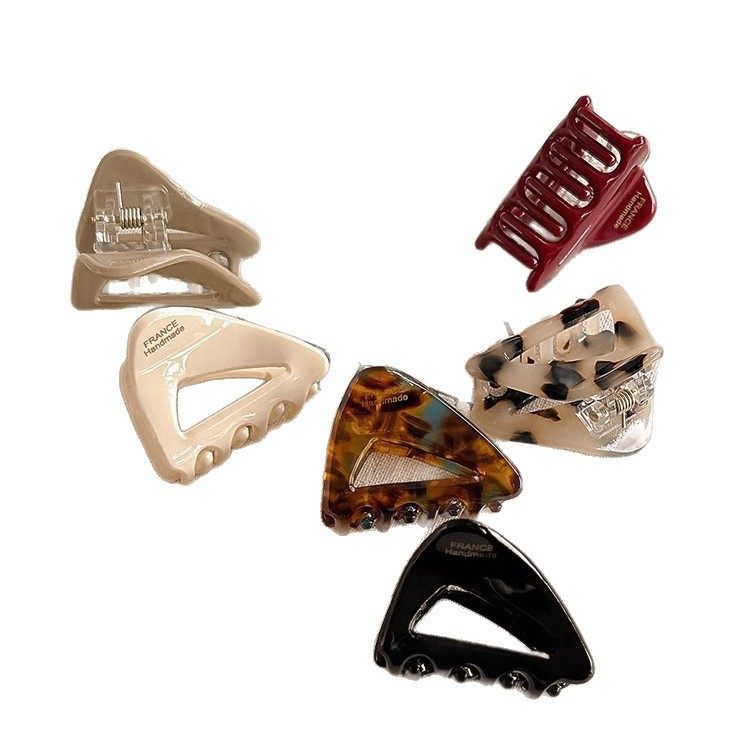 法式醋酸小抓夹女后脑勺盘发夹发量少半扎发鲨鱼夹气质百搭头饰夏,淘宝优惠券,粉丝福利购,淘宝优惠卷