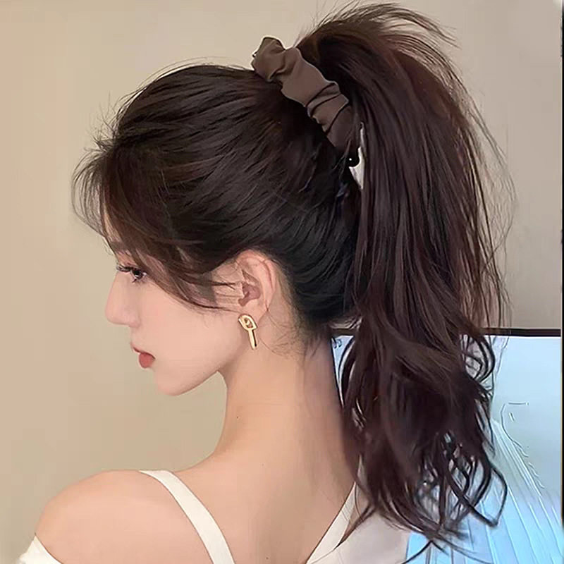 法式金标缎面褶皱香蕉夹竖夹后脑勺高马尾固定发夹头饰感抓夹,淘宝优惠券,粉丝福利购,淘宝优惠卷