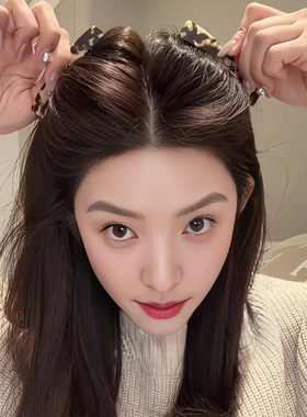 大号醋酸蝴蝶结倒插梳发夹发梳女