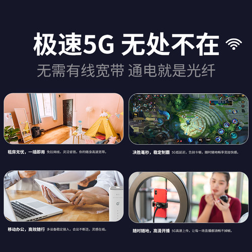 【顺丰速发】格行2025新款5G随身wifi千兆双频cpe三网通用流量Wi-Fi家用车载户外直播无线路由器官方旗舰店 - 图3