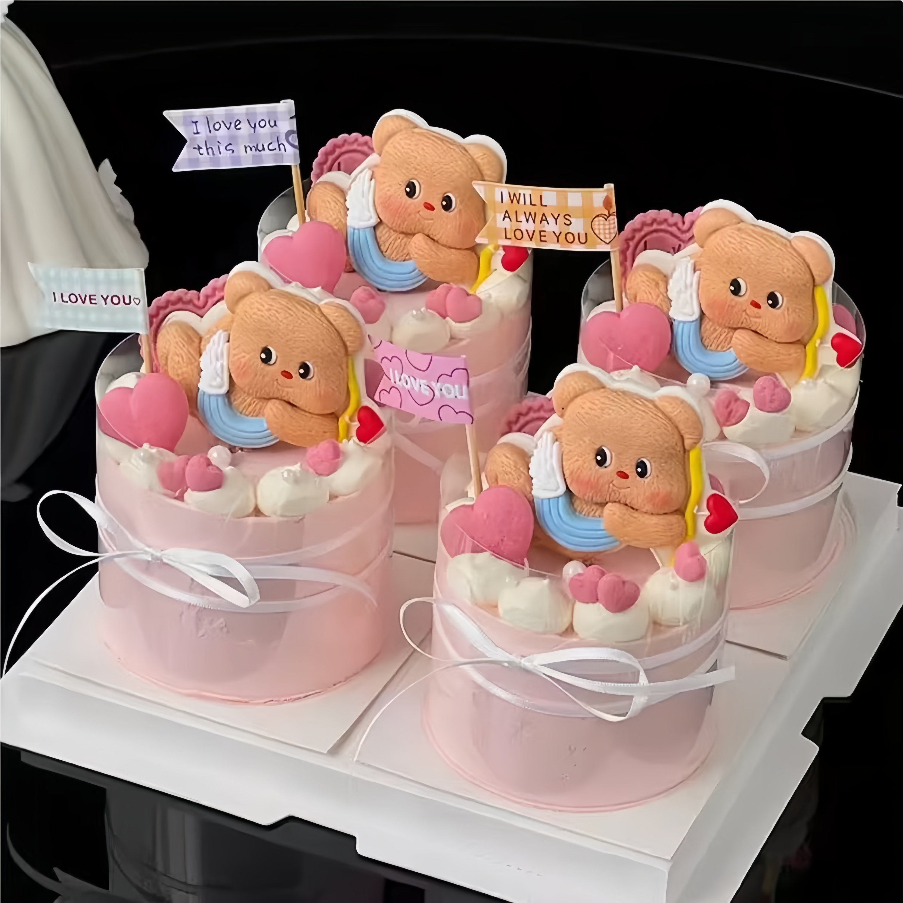 情人节520七夕巧克力蛋糕装饰摆红色玫瑰花空心爱心蛋糕甜品摆件,淘宝优惠券,粉丝福利购,淘宝优惠卷