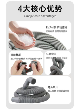 制冰机通用加长排水管