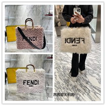 Italy Direct purchase FENDI Fendi Classic hot stamping letter Tote womens bag shopping bag Single shoulder handheld