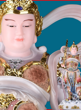 伽蓝韦陀珈蓝菩萨尊者像装饰摆件