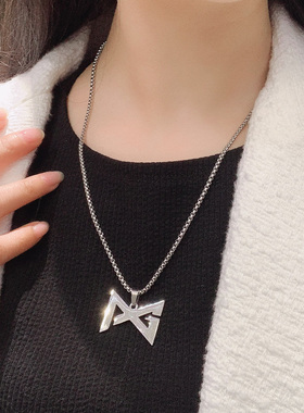 速发A篮球巨星PG乔治项链男情侣钛钢嘻哈吊坠Logo饰品