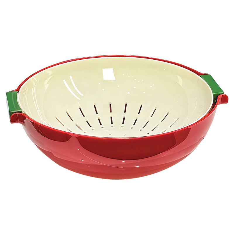 双层洗菜盆沥水篮新款果盘家用客厅茶几果篮厨房多功能滤水篮菜篮,淘宝优惠券,粉丝福利购,淘宝优惠卷