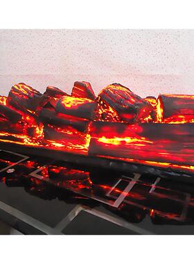 壁炉仿真木炭装饰炭火燃烧假柴火电影拍摄道具酒吧KTV店铺装修