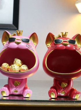 进门口摆件树脂放钥匙