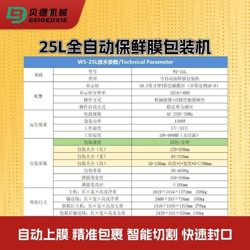 高速连续式全自动保鲜膜包装机果蔬带托盘肉类生鲜裹膜机,淘宝优惠券,粉丝福利购,淘宝优惠卷