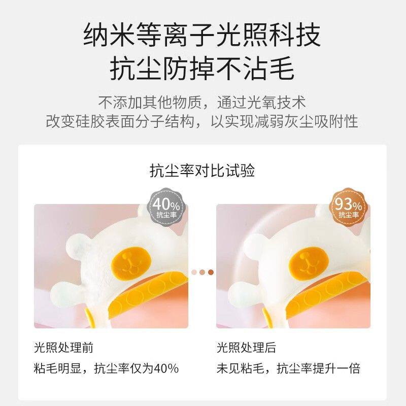 牙胶婴儿防吃手神器磨牙棒咬牙胶玩具可水煮口欲期啃咬小蘑菇咬胶
