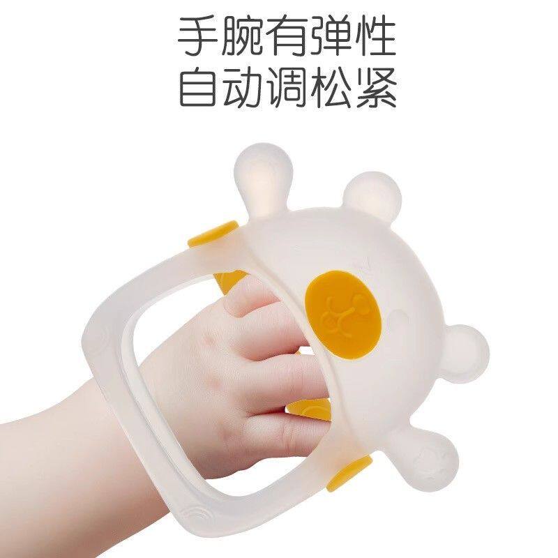 牙胶婴儿防吃手神器磨牙棒咬牙胶玩具可水煮口欲期啃咬小蘑菇咬胶