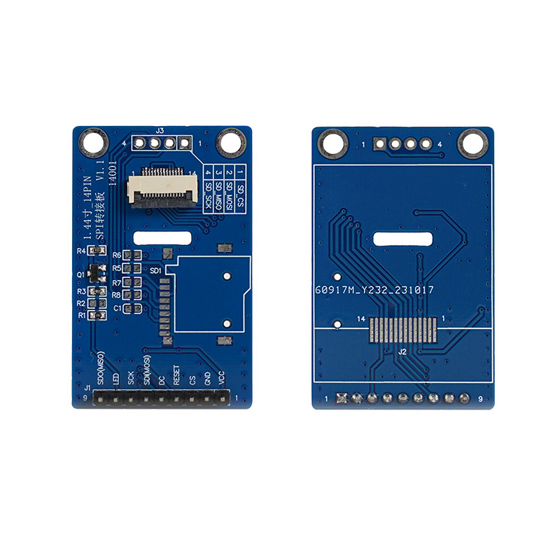 1.44寸LCD液晶屏SPI串口显示屏模块TFT迷你小屏幕ST7735焊接14pin,淘宝优惠券,粉丝福利购,淘宝优惠卷