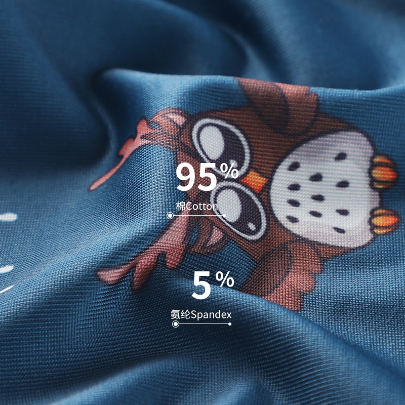 猫人纯棉男士内裤青少年学生胖童四角裤男孩发育期大童夏短裤头so - 图2