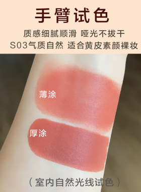 不沾杯口红不掉色小金管兰奕防水