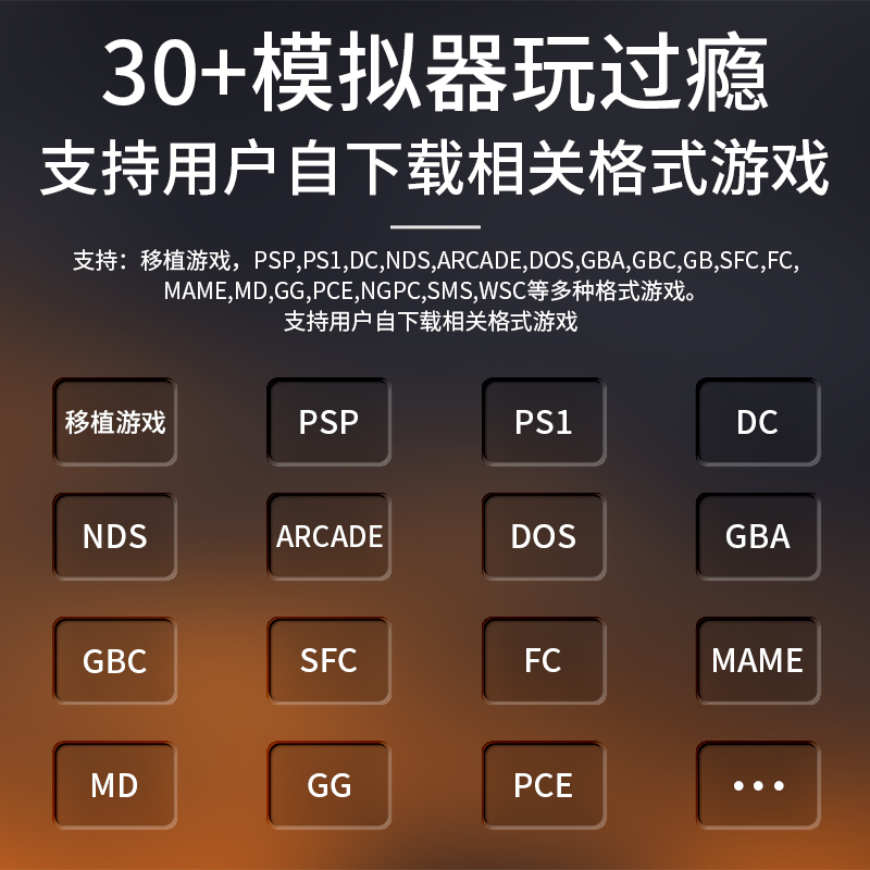 ANBERNIC安伯尼克RG35XX H横版复古掌机便携式开源掌上游戏机2024新款连电视串流怀旧款老式街机手柄游戏机 - 图2