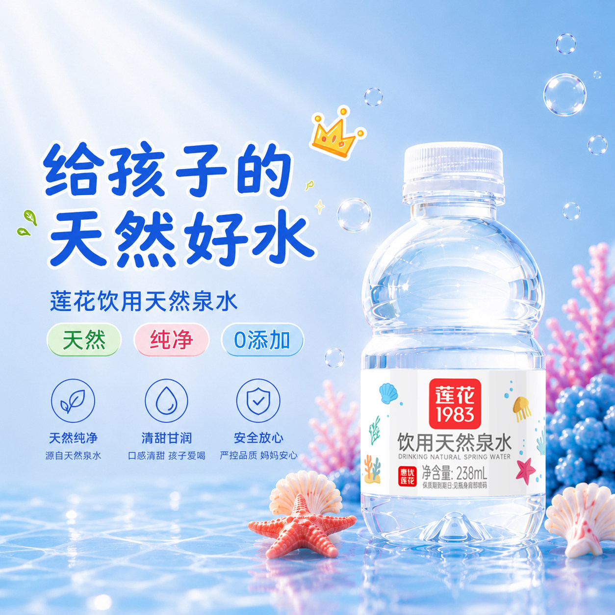 莲花泰迪儿童水低钠宝宝专用天然恒温泉水婴儿冲奶粉饮用水婴儿水