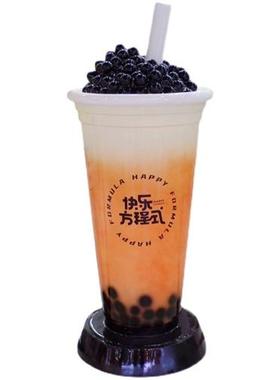 发光仿真奶茶杯雕塑摆件大型商场户外玻璃钢网红饮料品店门口美陈