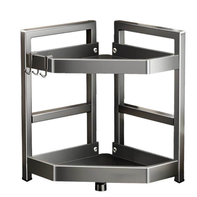 厨房不锈钢调料置物架家用多功能免打孔油盐酱醋瓶调味瓶收纳架子,淘宝优惠券,粉丝福利购,淘宝优惠卷