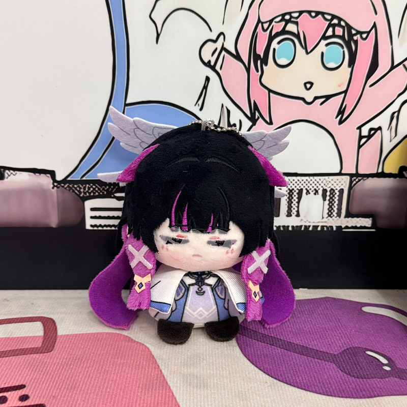 原神菲林斯杜林法尔伽哥伦比娅动漫周边毛绒公仔坐姿娃娃挂件玩偶 - 图2