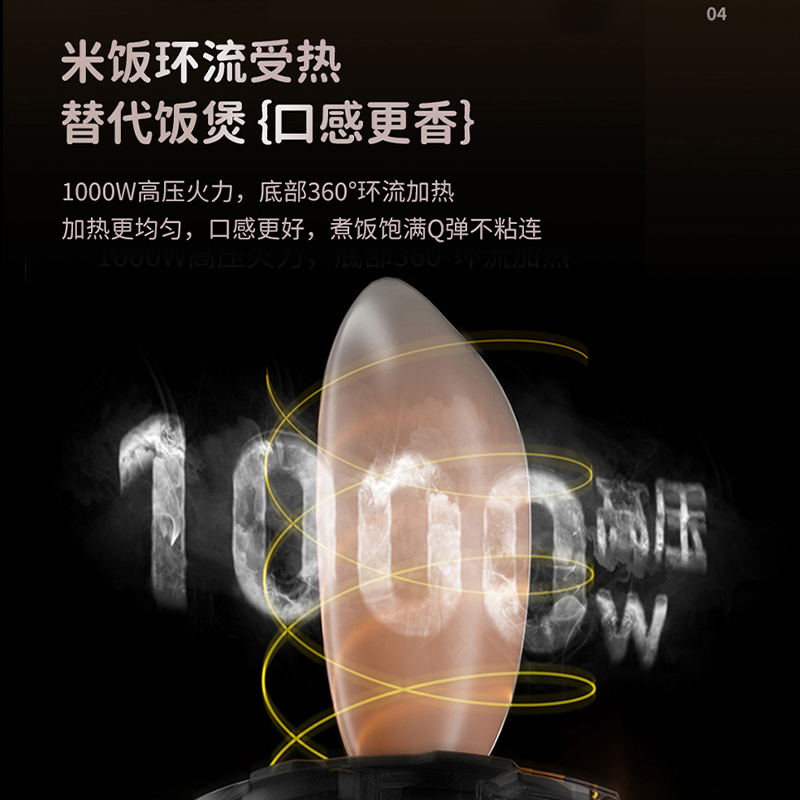 七彩叮当宝宝电压力锅2一3人家用小型全自动迷你火锅高压锅饭煲