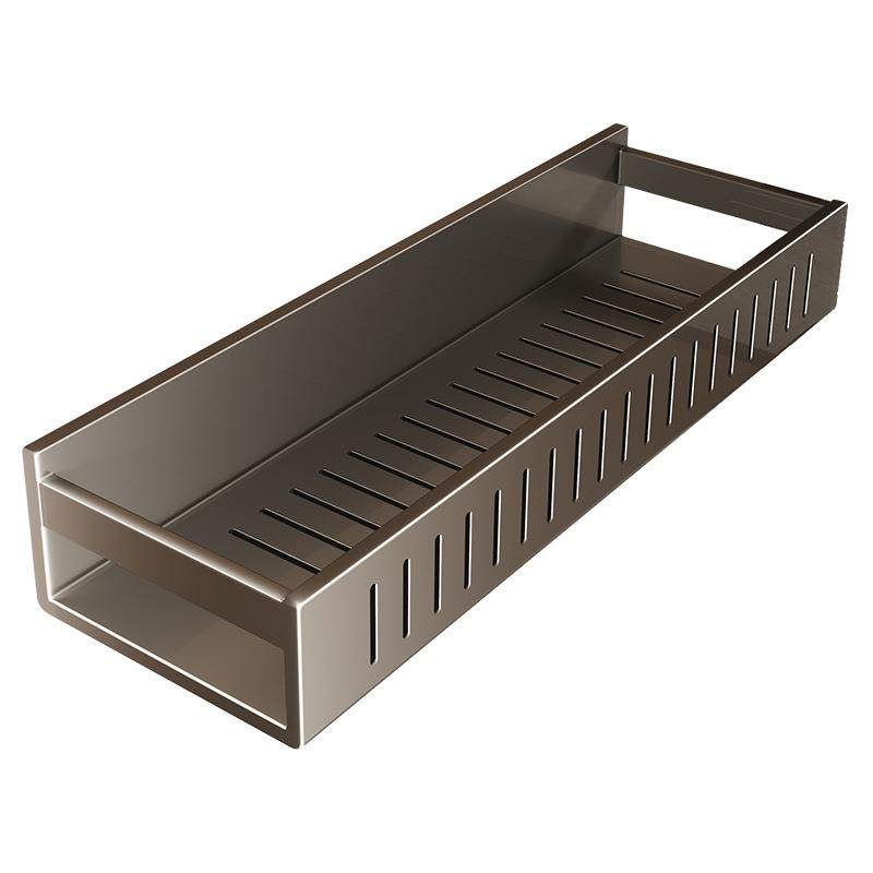 枪灰浴室置物架卫生间免打孔洗漱台壁挂式挂墙上洗手间厕所收纳架,淘宝优惠券,粉丝福利购,淘宝优惠卷