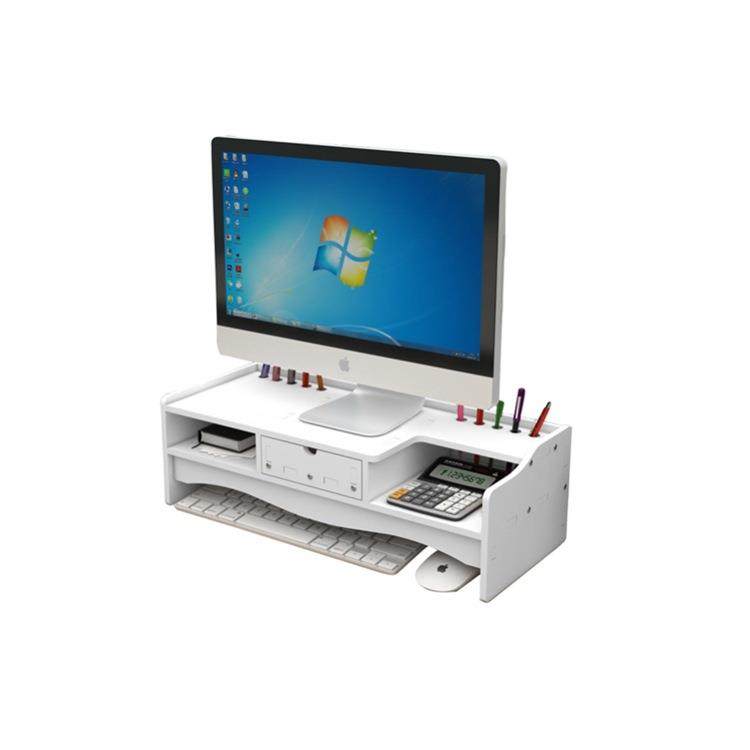 电脑显示器增高架办公室桌面收纳显示屏抽屉笔记本键盘置物架,淘宝优惠券,粉丝福利购,淘宝优惠卷