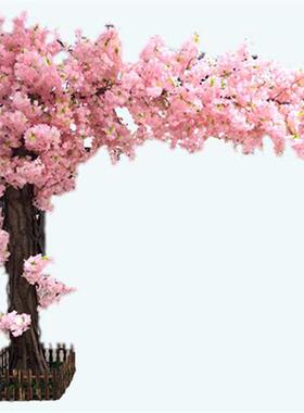 仿真樱花树酒店婚庆装饰客厅假树樱花树梅花树仿真桃花树