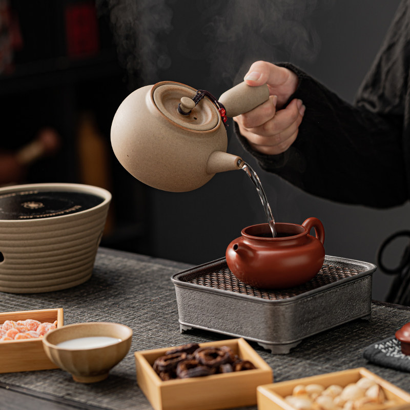 岩泥中式复古冬季煮茶壶电陶炉煮茶器养生壶茶具仿80年代老式煮茶,淘宝优惠券,粉丝福利购,淘宝优惠卷