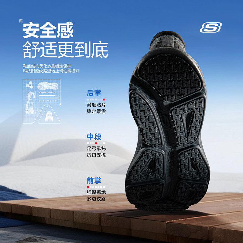 斯凯奇官方正品男鞋2025新款冬季一脚蹬健步鞋软底运动休闲爸爸鞋,淘宝优惠券,粉丝福利购,淘宝优惠卷