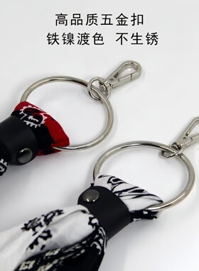 hiphop潮人裤链嘻哈裤巾国潮方巾
