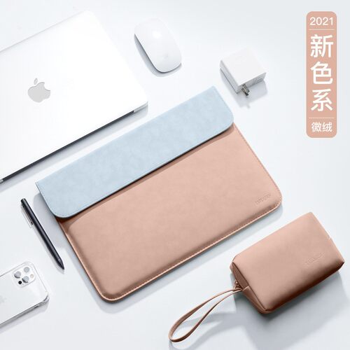 笔记本电脑内胆包适用华为matebook苹果macbookair14寸女小新13.3小米联想13保护套15.6平板pro16收纳包 - 图0