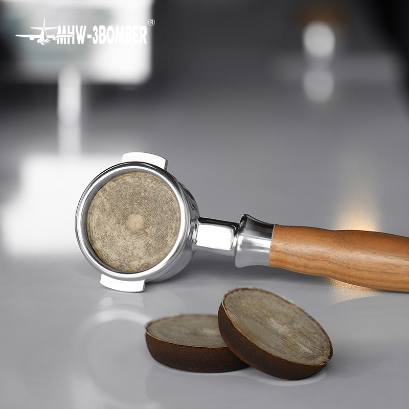 MHW-3BOMBER轰炸机意式咖啡机手柄圆形粉碗滤纸 51/53/58mm通用 - 图0