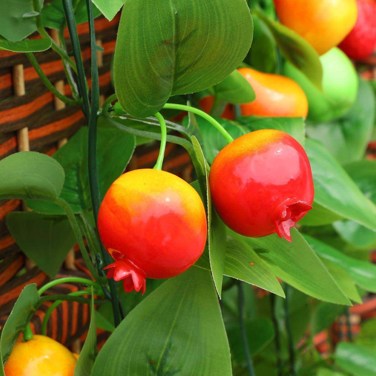 仿真水果藤条葡萄叶假花藤蔓饭店吊顶花藤空调管道装饰绿植物蔬菜,淘宝优惠券,粉丝福利购,淘宝优惠卷
