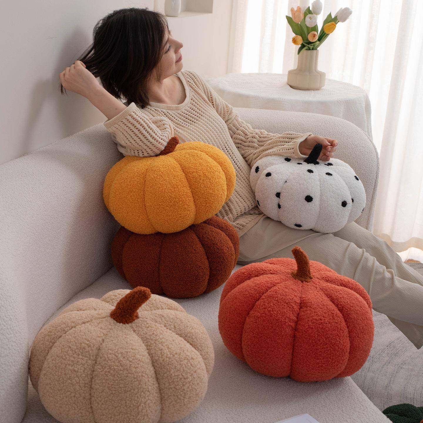南瓜抱枕沙发客厅靠枕北欧风异形飘窗卧室装饰靠枕摆件靠垫万圣节,淘宝优惠券,粉丝福利购,淘宝优惠卷