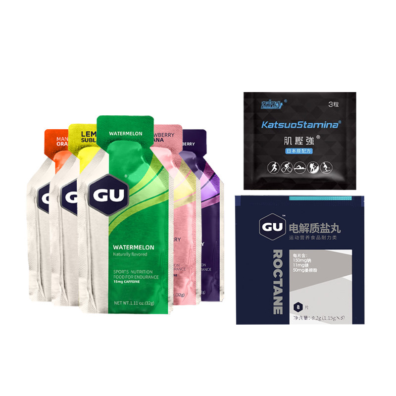 美国GU能量胶盐丸马拉松套餐跑步骑行越野排酸丸乳酸堆积运动补给 - 图3
