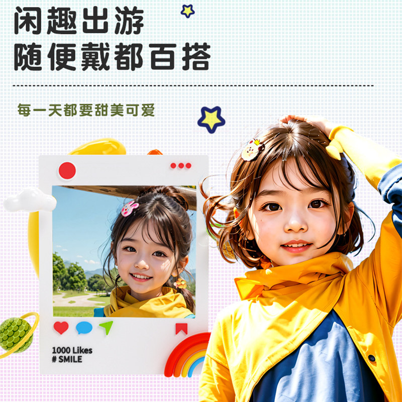 六一儿童节礼物送女儿的礼物小女孩生日礼物周岁实用发饰礼盒女童