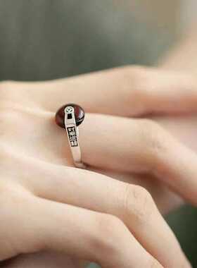 925纯银戒指女士复古民族风