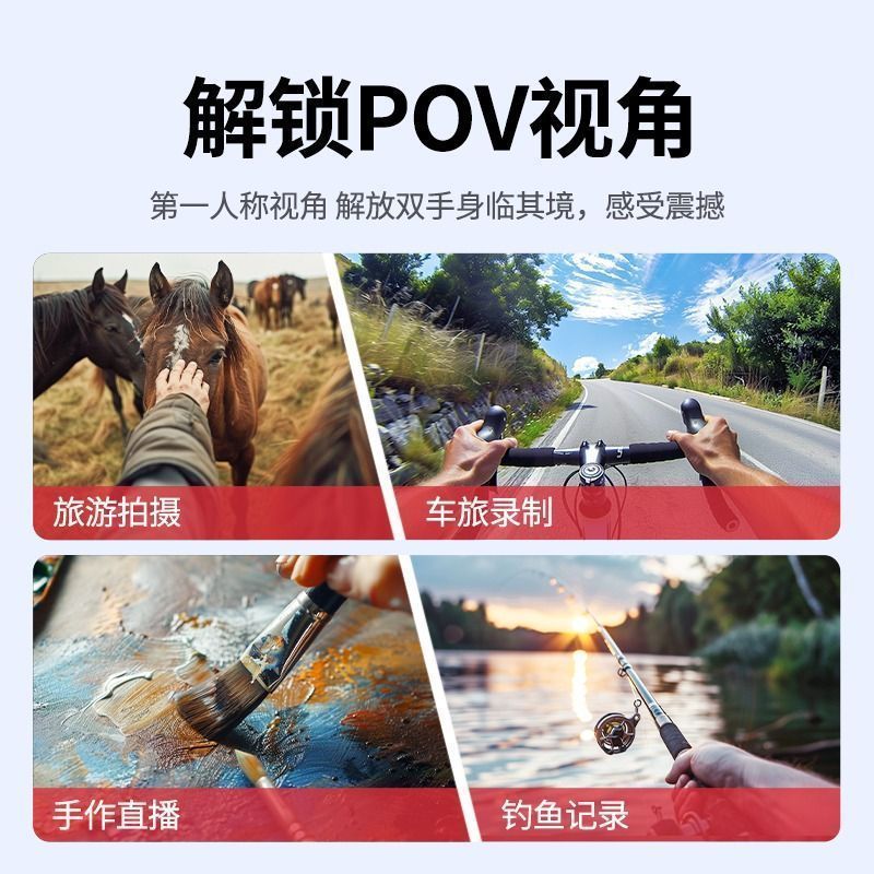 New outdoor chest strap mobile phone holder portable and rotatable