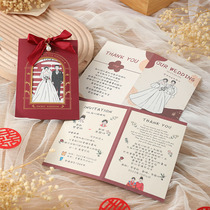 Invitation to Cambodia Wedding Wedding Photo Photo Custom Hand-painted Wedding Invitation Letter Chinese Creative Advanced Feeling Greeting Card Happy Posting Print