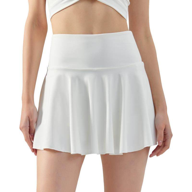 春夏假两件瑜伽短裙波浪裙摆高腰收腹沙滩裙户外运动健身网球裙女,淘宝优惠券,粉丝福利购,淘宝优惠卷