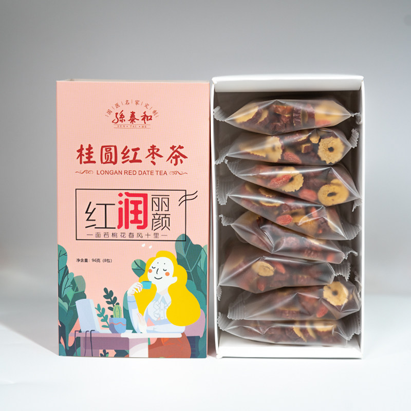 孙泰和桂圆红枣花茶小袋装