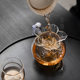 Heat-resistant glass tea drain integrated tea strainer fair cup