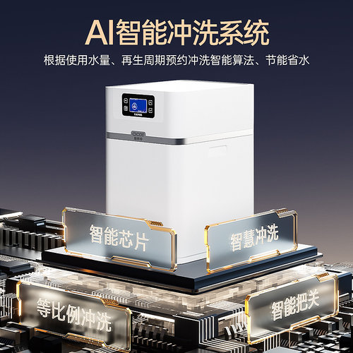 cicot斯科特中央净水机全屋家用净水器厨下3吨双罐大流量过滤器 - 图0
